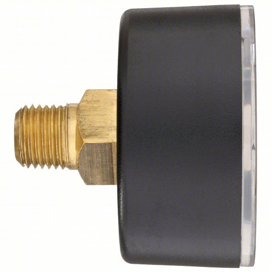 Ashcroft 20W1005PH01B 60 PSI Green/Yellow/Red, 0 to 60 psi, 2 in Dial, 1/8 in NPT Male, 1005P - KVM Tools Inc.KV2C492