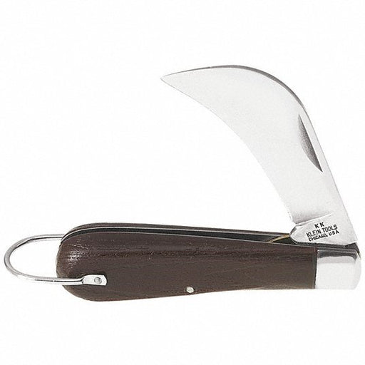 Klein 1550-44 Pocket Knife, Hawkbill, Heavy Duty Work, Plastic, 6-1/8" L. - KVM Tools Inc.KV2DFF6
