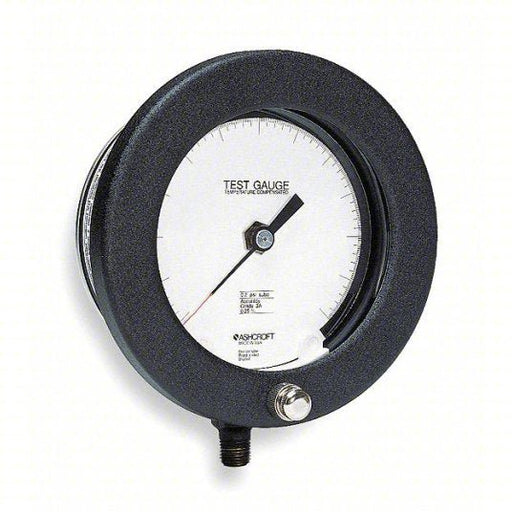 Ashcroft 451082AS02L30C4 Pressure Gauge, 0 to 30 psi, 1/4 in MNPT, Aluminum, Black - KVM Tools Inc.KV2RFC9