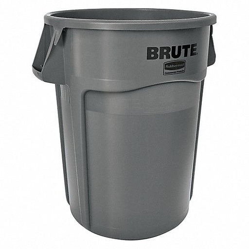 Rubbermaid FG264360GRAY 44 Gal Plastic Round Trash Can, Gray - KVM Tools Inc.KV2FTH5