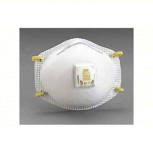 3M 8511PA1-A Disposable Respirator Dual, Non-Adj, Metal Nose Clip, Std, White, M Mask Size,N95, 12 PK - KVM Tools Inc.KV2JCN5