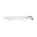 Bemis 1955CT-000 Toilet Seat White, Plastic with Stainless Steel Posts, External Check Hinge, 2 3/8 in Seat Ht, Open - KVM Tools Inc.KV2P888