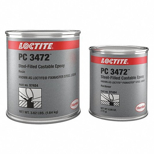 Loctite 235618 Gray Fixmaster® Steel Liquid, 4 lb. Kit - KVM Tools Inc.KV2TKP7