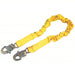 3M DBI-SALA 1244306 Shock-Absorbing Lanyard Tubular Webbing, Steel Snap Hook, Steel Snap Hook, 1 Legs - KVM Tools Inc.KV2UZV5