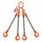 Pewag 7G100QOSXK/5 Chain Sling, G100, QOSXK, Alloy Steel, 5 ft. - KVM Tools Inc.KV2VCE5