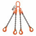 Pewag 7G100QOSXK/5 Chain Sling, G100, QOSXK, Alloy Steel, 5 ft. - KVM Tools Inc.KV2VCE5