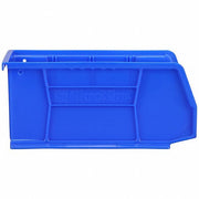 Akro-Mils 30230BLUE Hang and Stack Bin: 5 1/2 in x 10 7/8 in x 5 in, Blue, Label Holders, 30 lb Load Capacity - KVM Tools Inc.KV2W778