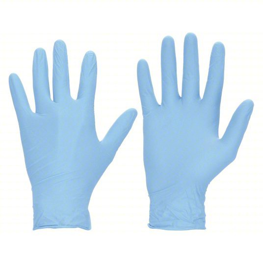 Ability One 6515-00-NIB-0239 Disposable Gloves Medical-Grade, XL (10), 4 mil, Powder-Free - KVM Tools Inc.KV6XE58