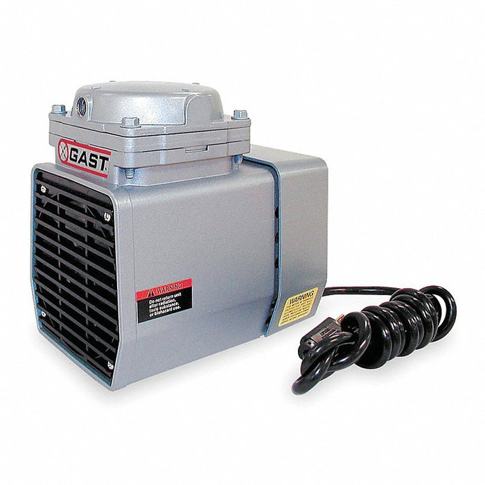 Gast DOA-P707-AA Compressr/Vacuum Pump, 1/8 HP, 60 Hz, 115V - KVM Tools Inc.KV2Z866