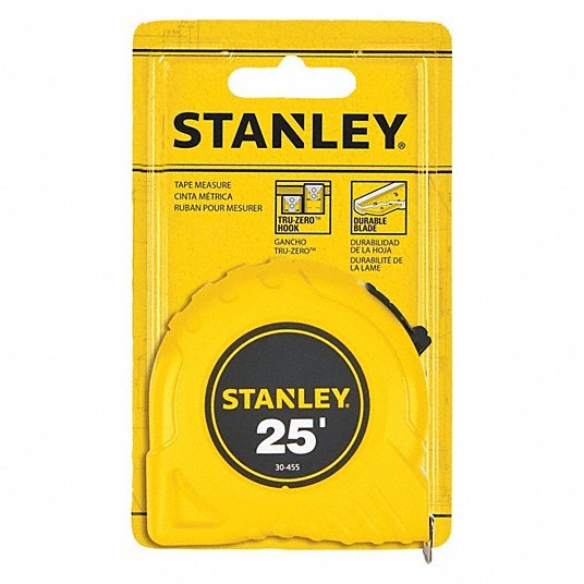 Stanley 30-455 25 ft. Tape Measure, 1" Blade - KVM Tools Inc.KV5HK84