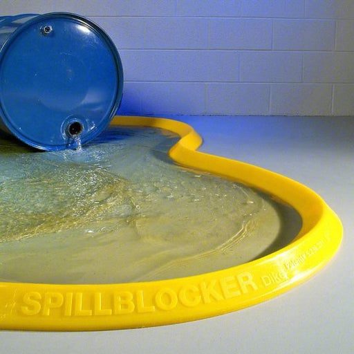 PIG PLR204-YW SpillBlocker Barrier Dike, Yellow, 4 In - KVM Tools Inc.KV30PW54