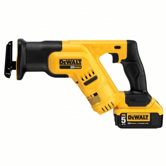 Dewalt DCS387P1 Reciprocating Saw Kit 1 1/8 in Stroke Lg, 2,900 Max. Strokes per Minute, Straight, Compact Tool - KVM Tools Inc.KV31AC42