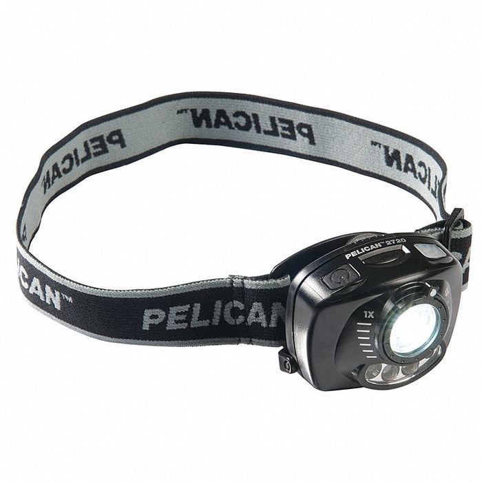 Pelican 027200-0101-110 80/5 Lumens, LED Black Headlamp - KVM Tools Inc.KV33W919