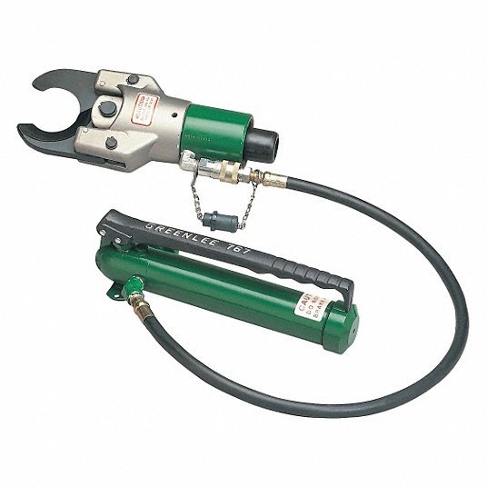 Greenlee 750H767 Hydraulic Cutter Cable, 1000 KCMIL Cutting Capacity, 1-15/16 Inch Jaw Opening
