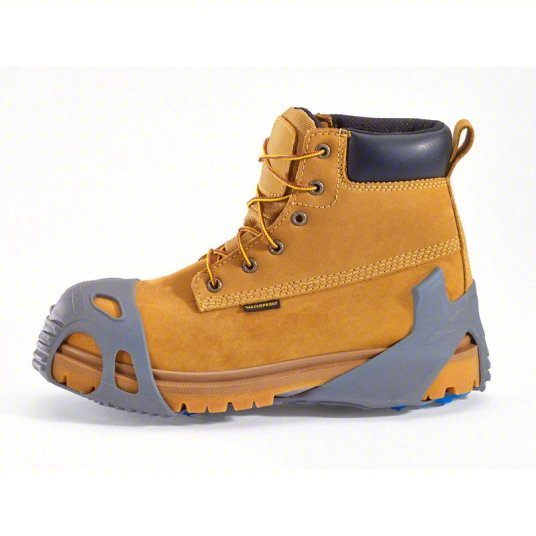 Winter Walking JD6625-XL Traction Device Ball/Heel Footwear Coverage, Rubber, Stud, 13 in L x 4-1/2 in W x 2 in H, Blue/Gray - KVM Tools Inc.KV34GM78