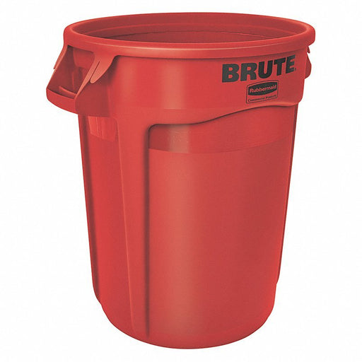 Rubbermaid FG262000RED Trash Can Round, Red, 20 gal Capacity, 19 3/8 in Wd/Dia, 23 in Ht - KVM Tools Inc.KV35ZU61