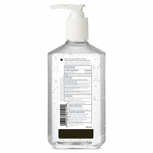 Purell 3659-12 Hand Sanitizer Gel, Pump Bottle, 12 oz, Citrus, Ethyl Alcohol, Moisturizing, 12 PK - KVM Tools Inc.KV12X257
