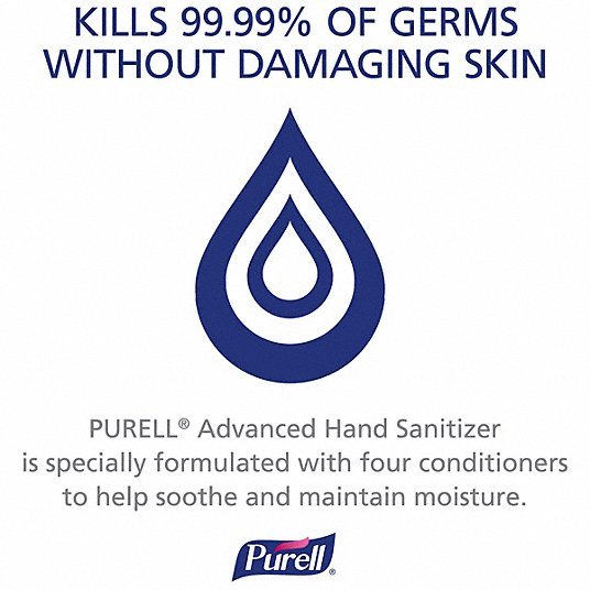 Purell 3659-12 Hand Sanitizer Gel, Pump Bottle, 12 oz, Citrus, Ethyl Alcohol, Moisturizing, 12 PK - KVM Tools Inc.KV12X257