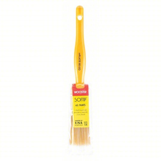 Wooster Q3108-1 Paint Brush Flat Sash Brush, 1 in, Synthetic - KVM Tools Inc.KV36T199