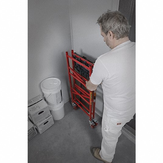 Metaltech I-BM4S Portable Scaffold, Steel, 4 ft Platform Height - KVM Tools Inc.KV38HT59