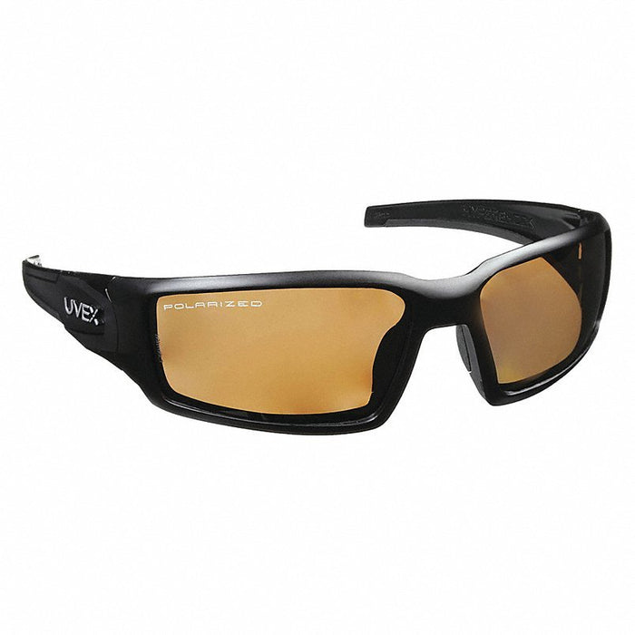 Uvex S2949 Polarized Safety Glasses, Wraparound Espresso Polycarbonate Lens, Scratch-Resistant - KVM Tools Inc.KV38TJ52