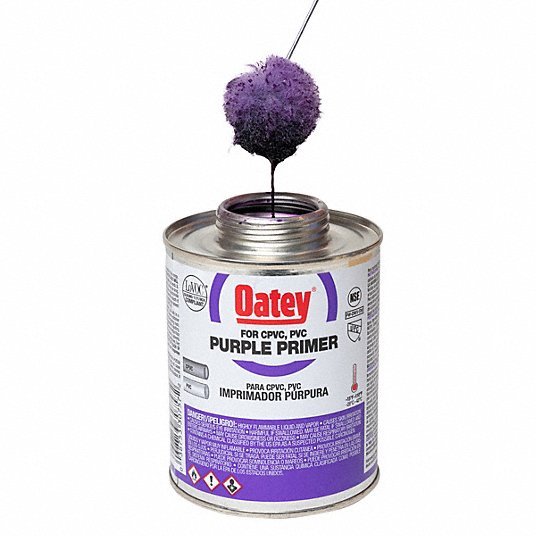 Oatey 30757 Primer, Low VOC, 16 oz., Purple - KVM Tools Inc.KV29FJ01