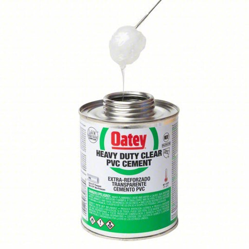 Oatey 31008 Pipe Cement Heavy Duty, 32 fl oz, Brush-Top Can, Clear - KVM Tools Inc.KV39AP12