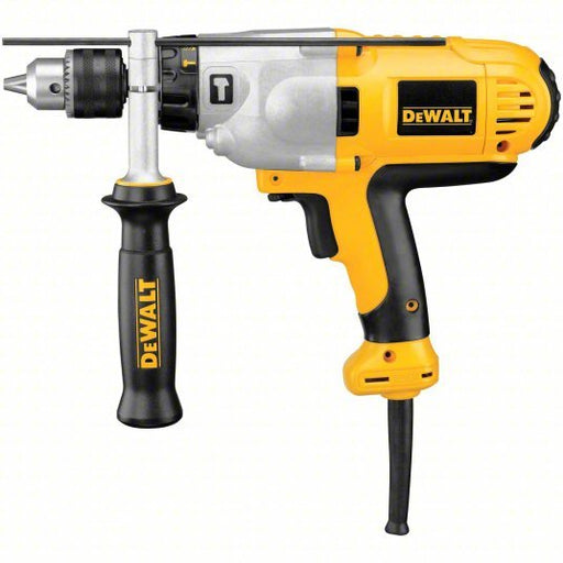 Dewalt DWD525K Hammer Drill Kit Corded, 1/2 in Chuck, 2, 7/16 in Concrete Capa, 3,500 RPM, 13 in Tool Len - KVM Tools Inc.KV3GRF6