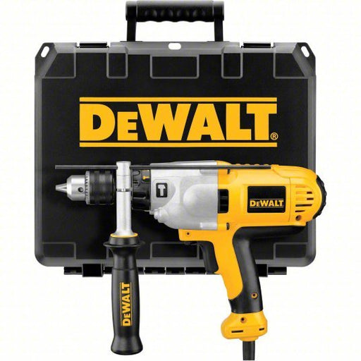 Dewalt DWD525K Hammer Drill Kit Corded, 1/2 in Chuck, 2, 7/16 in Concrete Capa, 3,500 RPM, 13 in Tool Len - KVM Tools Inc.KV3GRF6