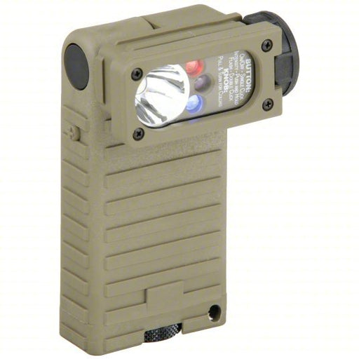 Streamlight 14000 Right Angle Flashlight 55 lm Max Brightness, 5.5 hr Run Time at Max Brightness, Tan, IR - KVM Tools Inc.KV3HER8