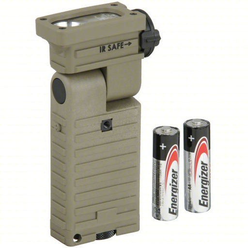 Streamlight 14000 Right Angle Flashlight 55 lm Max Brightness, 5.5 hr Run Time at Max Brightness, Tan, IR - KVM Tools Inc.KV3HER8