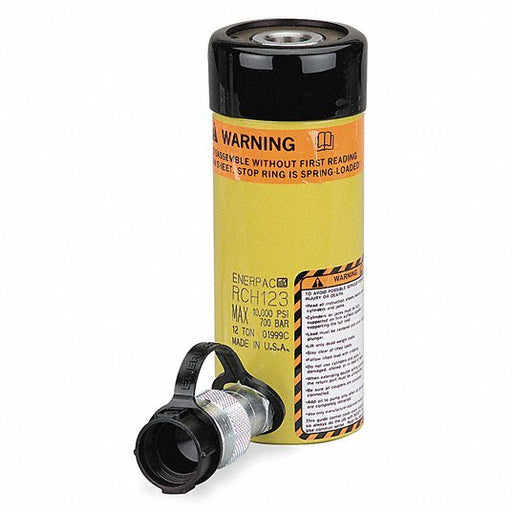 Enerpac RCH-123 13.8 Ton 3.00" Stroke Hollow Plunger Single-Acting Cylinder - KVM Tools Inc.KV80016561