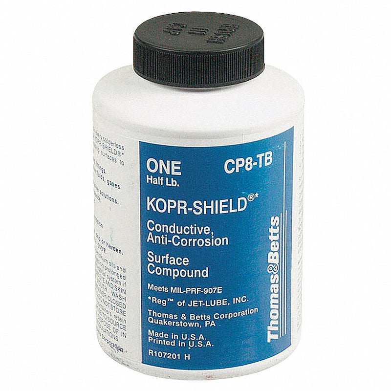 Thomas & Betts CP8-TB Anti Seize Compound, Copper Base, 8 Oz. - KVM Tools Inc.KV3LP03