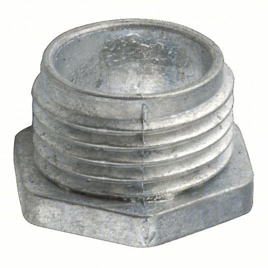 Raco 1662 Threaded Chase Nipple 1/2 in Trade Size, Zinc, 19/32 in Overall Lg - KVM Tools Inc.KV3LP48