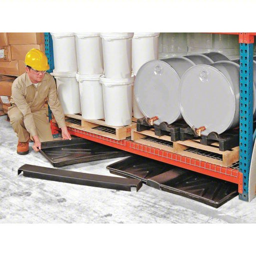 Ultratech 2370 Spill Tray 44 in L x 23 1/2 in W, 8 gal Spill Capacity, Black - KVM Tools Inc.KV3NJH9