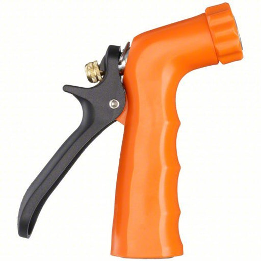 Sani-Lav N2 Pistol Grip Water Nozzle, 3/4 in Female, 100 psi, 6.5 gpm, Safety Orange - KVM Tools Inc.KV3NVD9