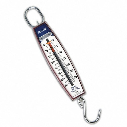 Taylor 3070 Mechanical Hanging Scale, 32kg/70 lb. - KVM Tools Inc.KV3NZH5