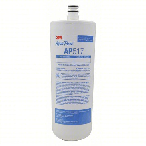 3M AP51711 Quick Connect Filter 5 micron, 1.8 gpm, 9 5/8 in Overall Ht, 3 1/4 in Dia, Under-Sink - KVM Tools Inc.KV3P781