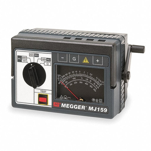 Megger MJ159 Hand Cranked Megohmmeter, 1000VDC - KVM Tools Inc.KV3T841