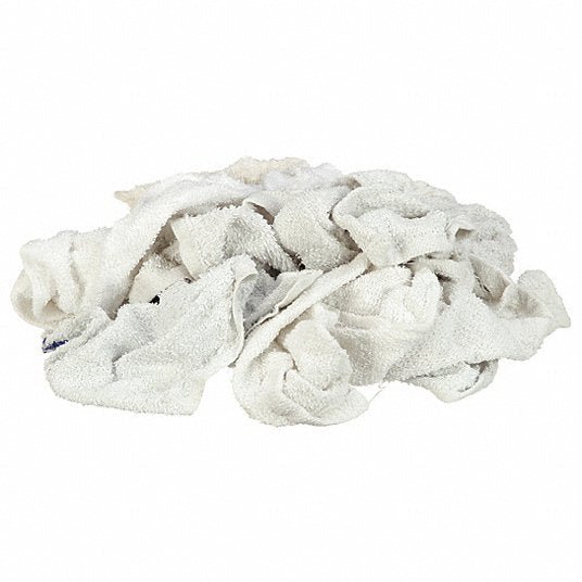 KVM Tools 537-25N Recycled Cotton Turkish Shop Towels 25 lb. White - KVM Tools Inc.KV3U588