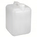 Dynalon 405604 Carboy 18.92 L Capacity mL, 5 gal Capacity oz, Screw On, HDPE, Blow Molded Handle, White, HDPE - KVM Tools Inc.KV3WAJ3