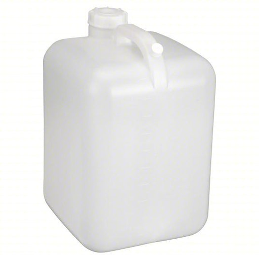 Dynalon 405604 Carboy 18.92 L Capacity mL, 5 gal Capacity oz, Screw On, HDPE, Blow Molded Handle, White, HDPE - KVM Tools Inc.KV3WAJ3