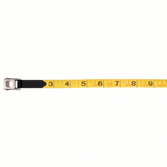 Lufkin FE150 Long Tape Measure FE150, SAE, 1/8 in, Nonmagnetic Single Hook Tip, 1/2 in Blade Wd - KVM Tools Inc.KV3WAU8