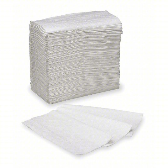Ability One 8540-00-965-4691 Disposable Dispenser Napkin: 1 Ply, 7 in x 3 1/2 in, White, Plain, Tall-Fold, 10,000 PK - KVM Tools Inc.KV3WE25