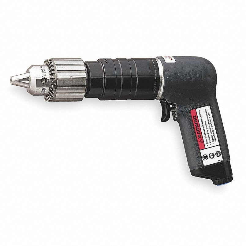 Ingersoll Rand 7AQST8 Air Drill, Industrial, Pistol, 1/2 In.