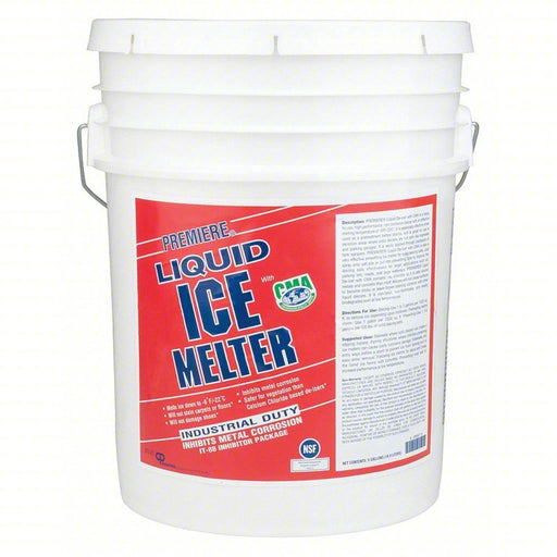 Premiere CPL005PL-GR Liquid Ice Melt 5 gal, -20°F, Pail, Colorless - KVM Tools Inc.KV3YB71