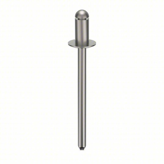 Stanley SSD52SSBS201 Blind Rivet, Dome Head, 5/32 in Dia., 9/32 in L ...