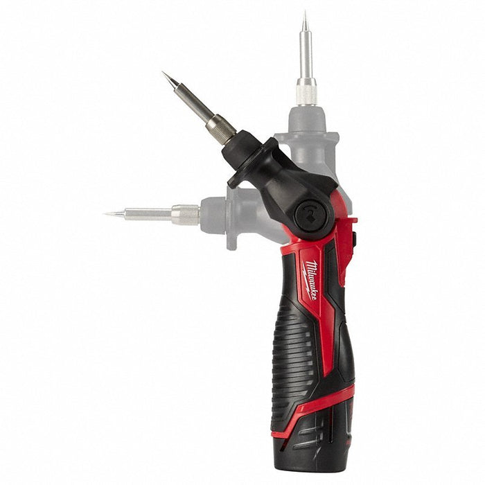 Milwaukee 2488-21 Soldering Iron Kit 90 W, 750°F, Chisel/Conical Tip, 0.02 in Tip Wd - KVM Tools Inc.KV408L74