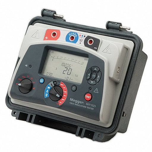 Megger MIT1025 AC and Battery Megohmmeter, 10,000VDC - KVM Tools Inc.KV40D469