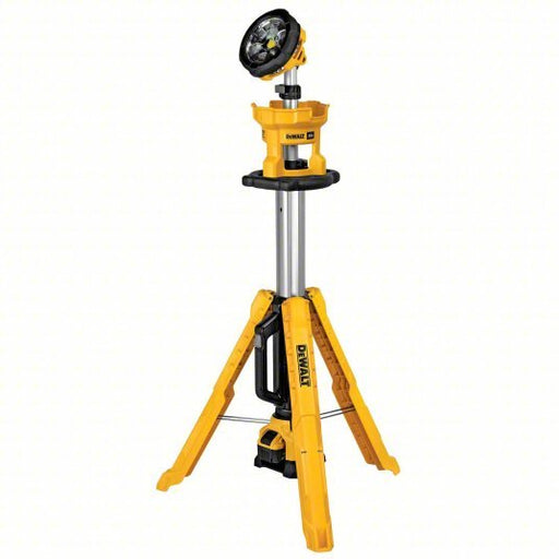 Dewalt DCL079R1 Cordless Tripod Light 20V MAX, Battery Included, 3,000 lm Max., 3 Modes, 88 in Max. Ht - KVM Tools Inc.KV423K72